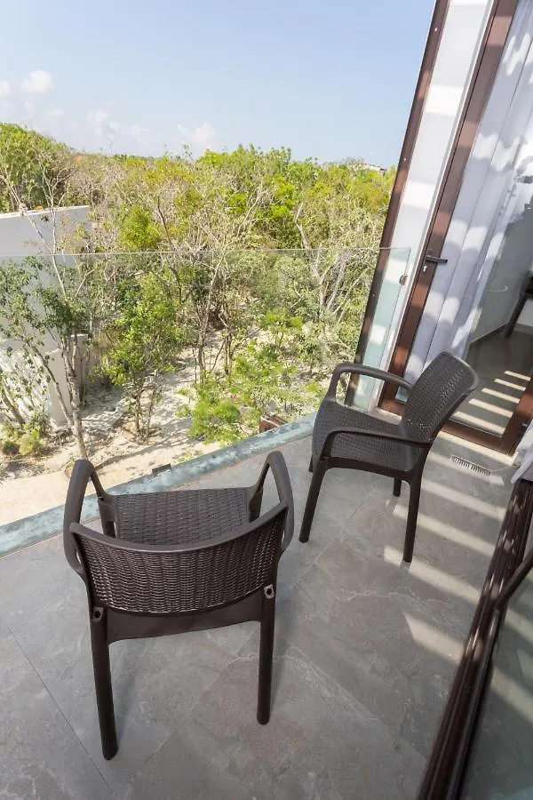 Quinto Sol 18 - Apartment Near Beach - Rooftop Pool - Aldea Zama Tulum Mexikó