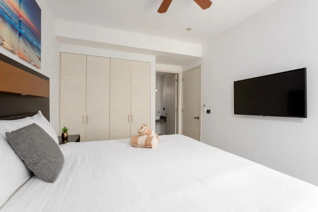 Quinto Sol 18 - Apartment Near Beach - Rooftop Pool - Aldea Zama Tulum